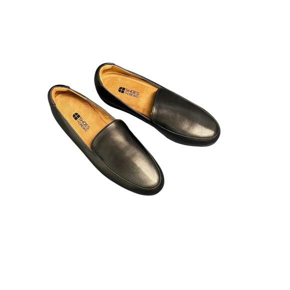 Women’s Shoes For Crews Riley Slip On Leather Dress Shoe Non Slip Size 10 Wide - Picture 3 of 12